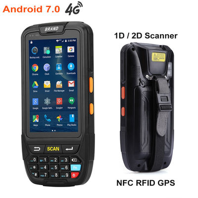 4,0 βιομηχανικός φορητός τελικός 4G PDA ανιχνευτής ίντσας 480x800 αρρενωπός