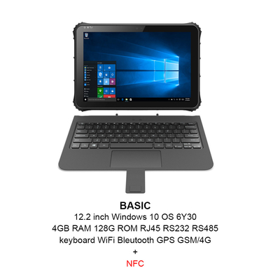 Παράθυρα 10 τραχιά ταμπλέτα Intel ΚΜΕ 6Y30 12,2 ιντσών 1920x1200